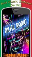 Italy Music Radio, Free Music Stations Plakat