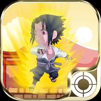 Blast Sasuke Ninja games Affiche