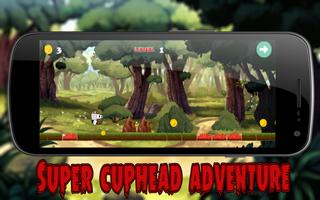 Super Hero Cup On head Adventure الملصق