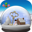 逃脱游戏 : 雪球体和雪景
