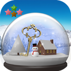 逃脱游戏 : 雪球体和雪景 图标
