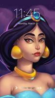 Jasmine Arabian Princess Locker Pattern AppLock स्क्रीनशॉट 1