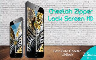 Cheetah Leopard Zipper স্ক্রিনশট 1