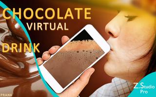 Poster Virtual chocolate Drink Prank