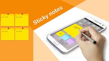 Sticky Note Smartphone Poster