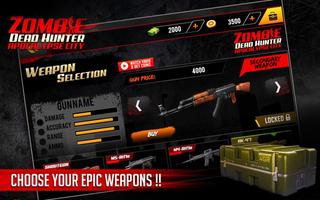 Zombie Real Shooter Dead Hunter: FPS Survival Game capture d'écran 1