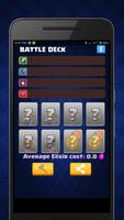 برنامه‌نما Deck Builder for Clash Royale عکس از صفحه