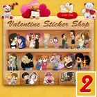 Valentine's Stickers,Smileys,Posters N Wallpaper 2 icône