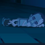 Drunk man run - walking drunken man