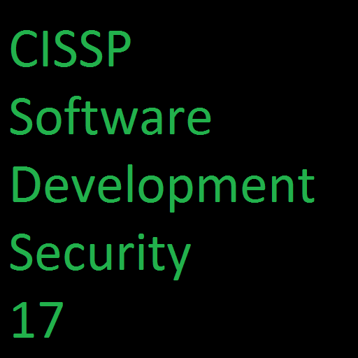 CISSP Software Development Security 17