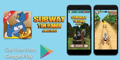 Subway Tom Running Jungle Rush 포스터