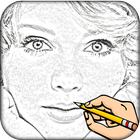 Pencil Sketch Photo icon