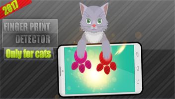 cat paw print detector পোস্টার