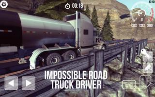 Impossible Road Truck Driver Affiche
