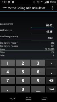 Metric Ceiling Grid Calculator For Android Apk Download