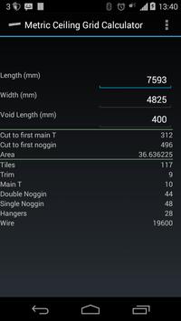 Metric Ceiling Grid Calculator For Android Apk Download
