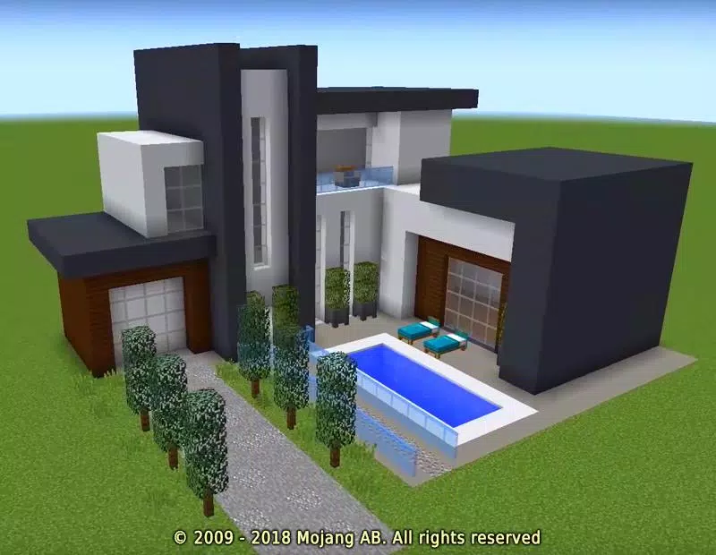 Modelos de casas modernas para minecraft