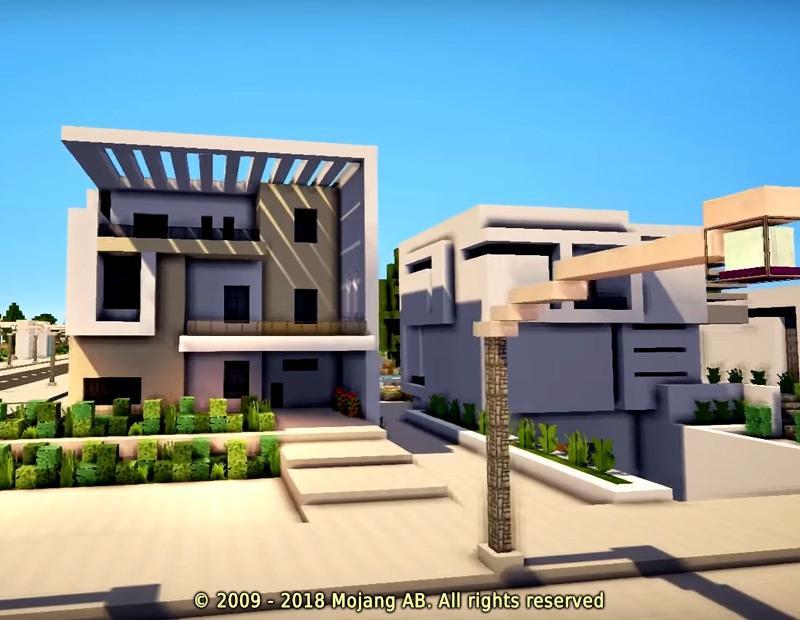 Minecraft Modernes Haus Mod Für Android Apk Herunterladen