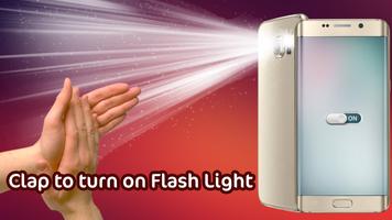 Flashlight on Clap Affiche