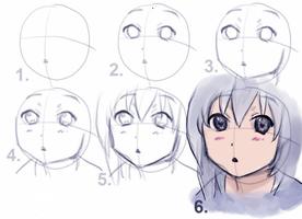 Easy Anime Drawing Tutorials Affiche