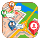 Friends & Family Locator: Phone Tracker & Chat icône