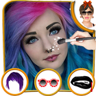Emo Makeup Face Studio icône