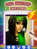 Emo Makeup Face Studio capture d'écran 1