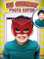 برنامه‌نما PJ Catboy Masks Face Photo Editor عکس از صفحه