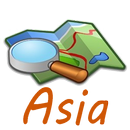 Azja mapa aplikacja