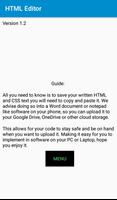 HTML Editor স্ক্রিনশট 1