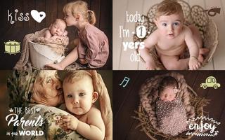Baby Milestones Photo Editor Poster