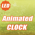 LED Animated Digital Clock LWP icône