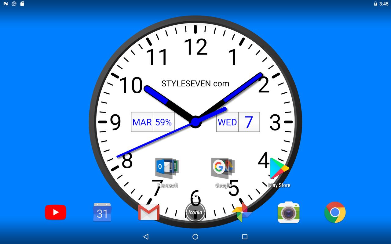 Analog Clock Widget Plus 7 APK Download Gratis Alat APL Untuk