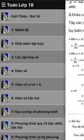 Toán Lớp 10 スクリーンショット 1