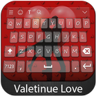 Valentine Love Keyboard Theme simgesi