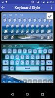 WaterWave Keyboard Theme ภาพหน้าจอ 2