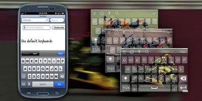 Bike Keyboard Theme โปสเตอร์