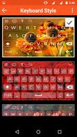 Flower Keyboard Theme capture d'écran 2