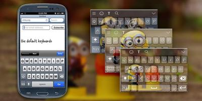 Keyboard Theme of Minions الملصق