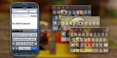 پوستر Keyboard Theme of Minions
