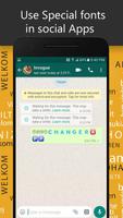 MyFont - Fancy Text, Cool Font Changer تصوير الشاشة 1