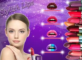 Stylish Lips Photo Editor poster