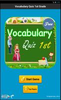 Vocabulary Quiz 1st Grade poster