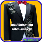 Stijlvolle Man Suit Ontwerp-icoon