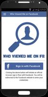 Who Visited Me on Facebook ?-poster