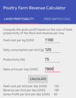 Poultry Farm Revenue Calc ภาพหน้าจอ 1