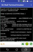 SU Shell Terminal Emulator imagem de tela 1