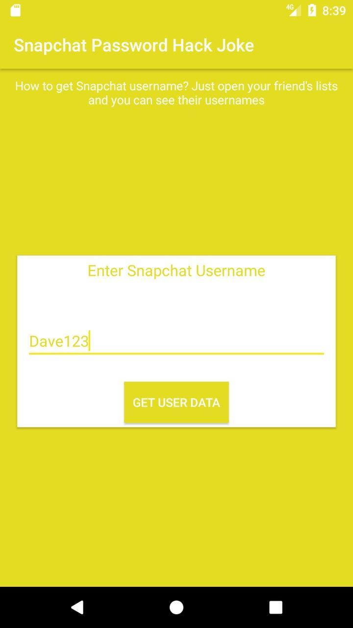 Password Hack سناب شات For Android Apk Download