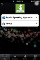 Public Speaking Hypnosis App Affiche