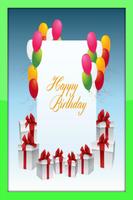 Brithday Greeting Cards Maker Affiche